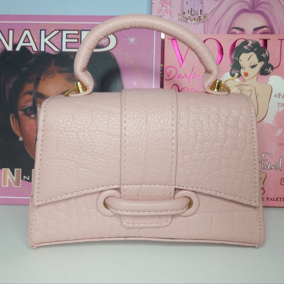 Pink Embossed Small Purse - Picture 2 of 4